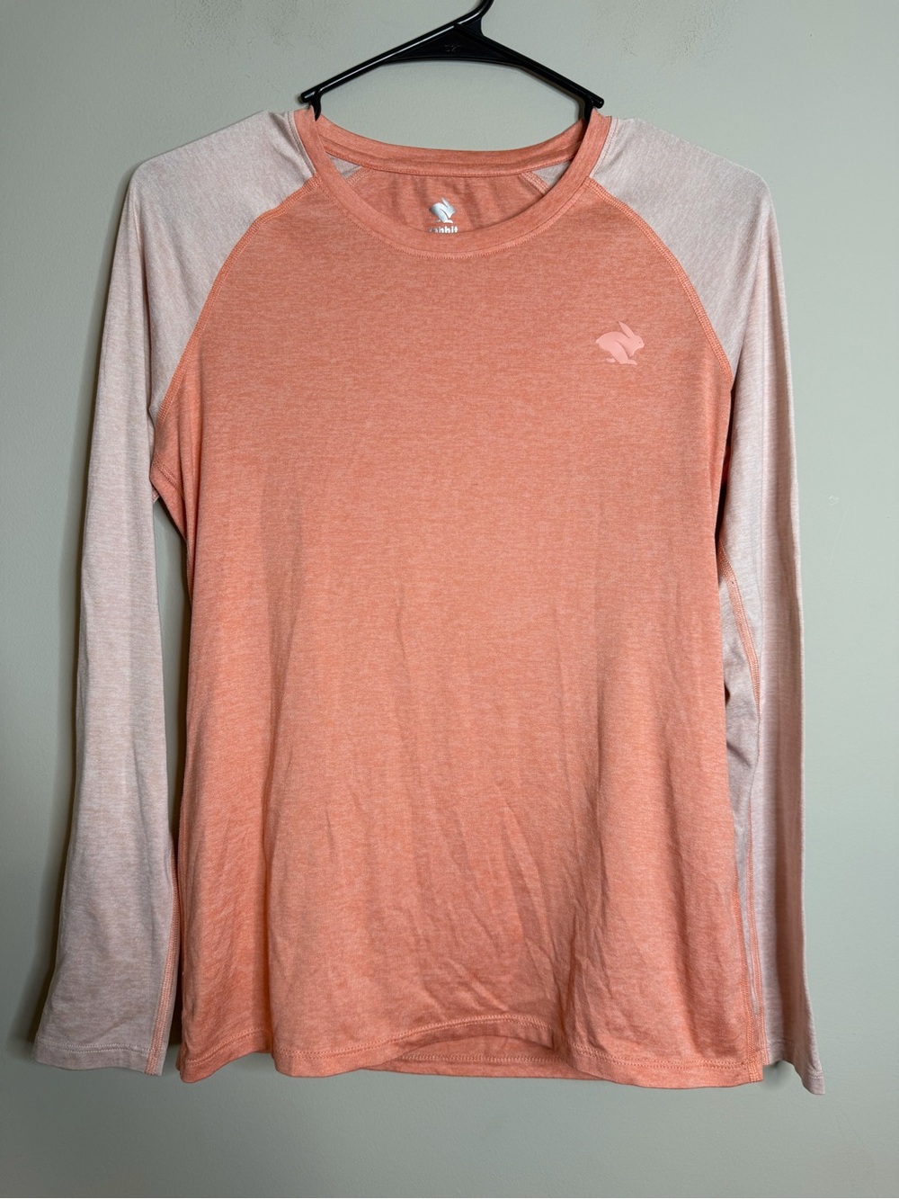 Rabbit Women’s Running EZ Tee Long Sleeve Coral Size Small - Picture 3 of 8